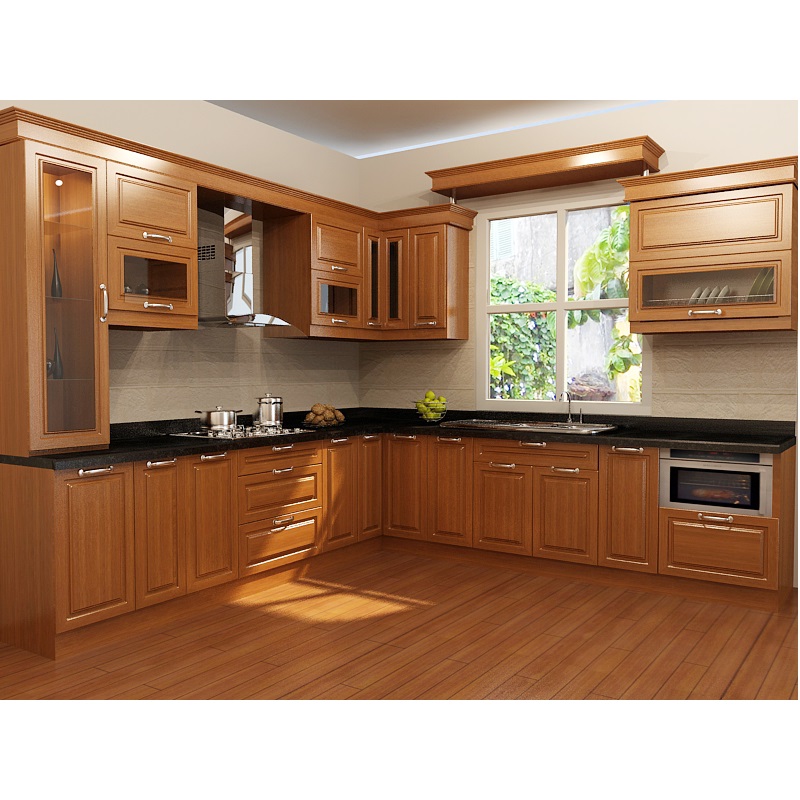 tủ bếp gỗ công nghiệp giá rẻ