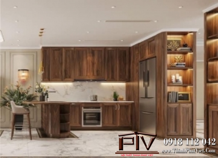 tủ bếp nhôm kính giá rẻ