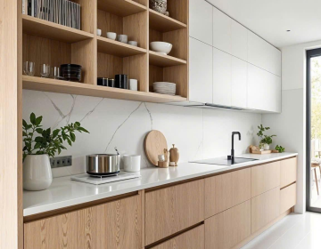 Cách tối ưu không gian lưu trữ trong nhà bếp