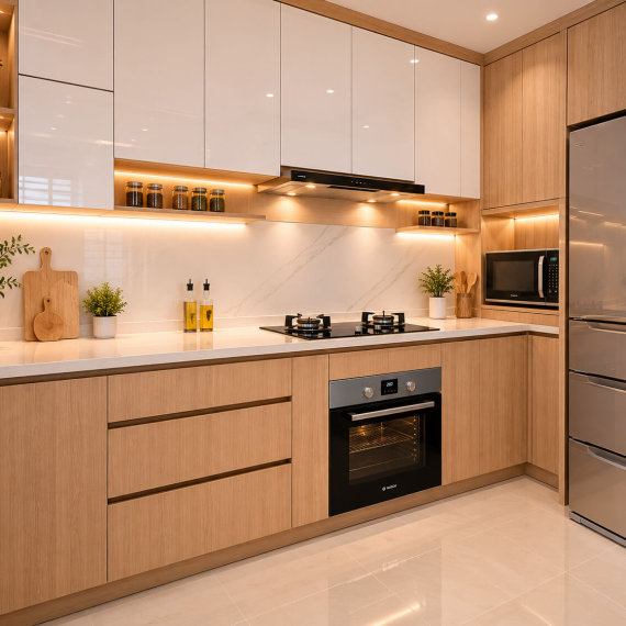 Kệ bếp gỗ mini nhỏ gọn, hiện đại chất lượng cao