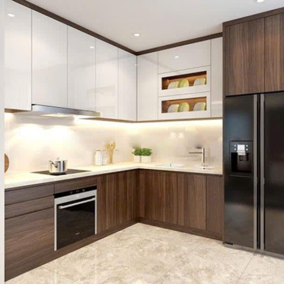 Địa chỉ mua tủ bếp nhựa giả gỗ tphcm chống nước tốt 