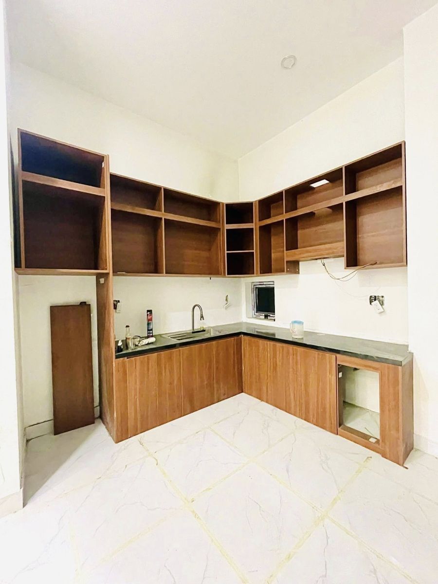 tủ bếp gỗ công nghiệp