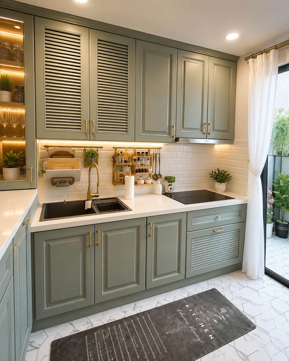 kệ bếp gỗ mini