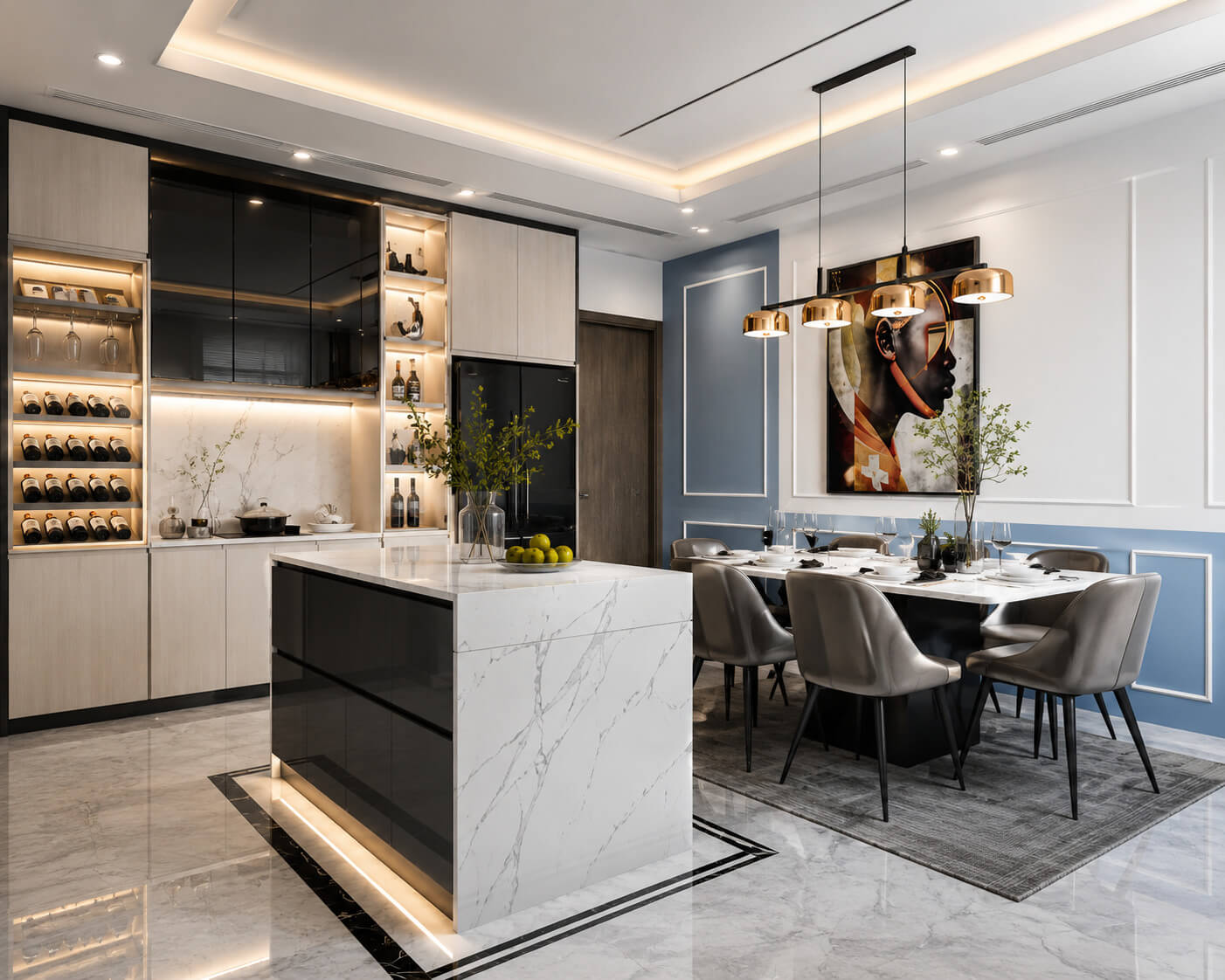 thi công nội thất căn hộ tphcm