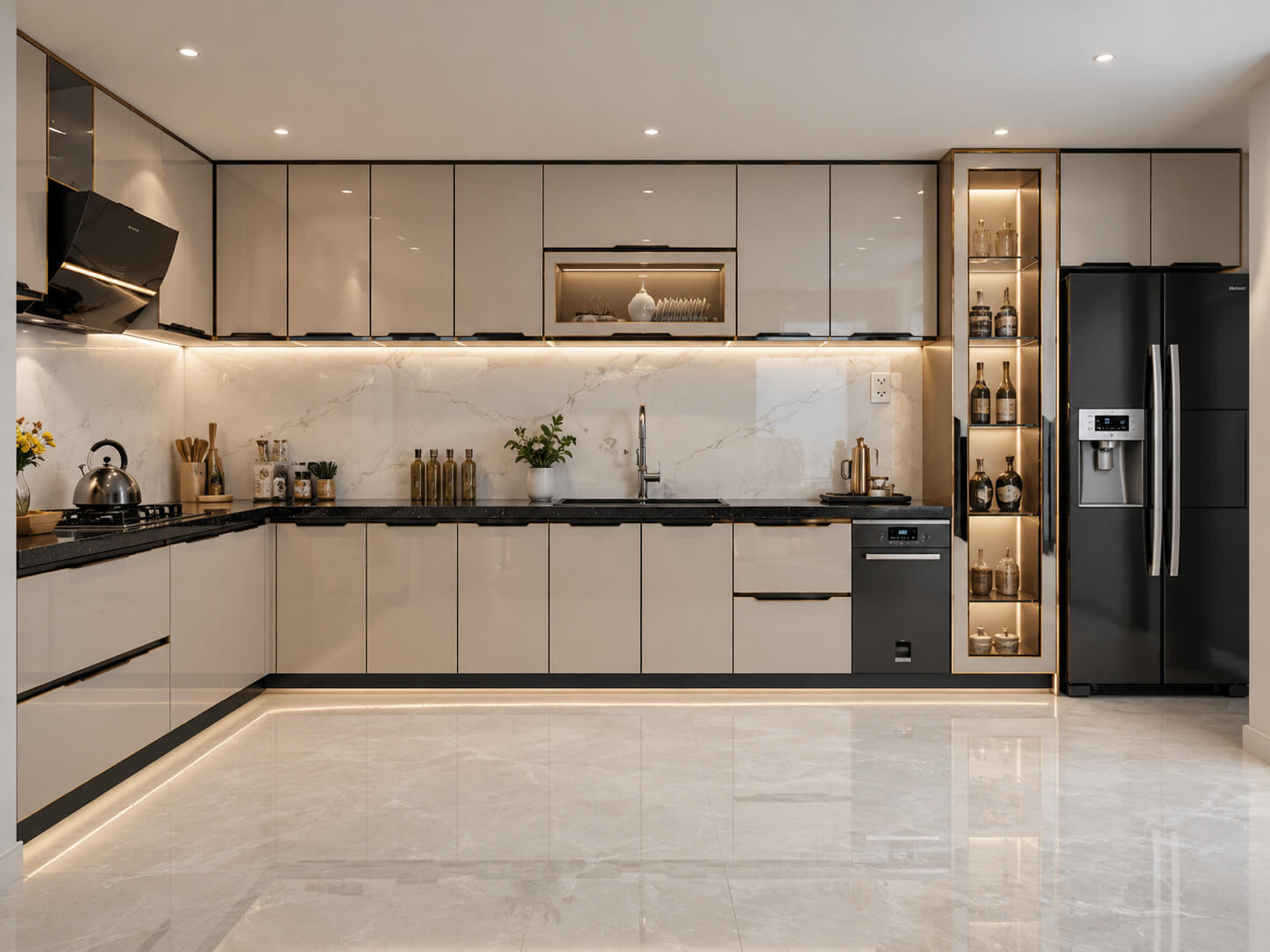 tủ bếp chữ L tại tphcm