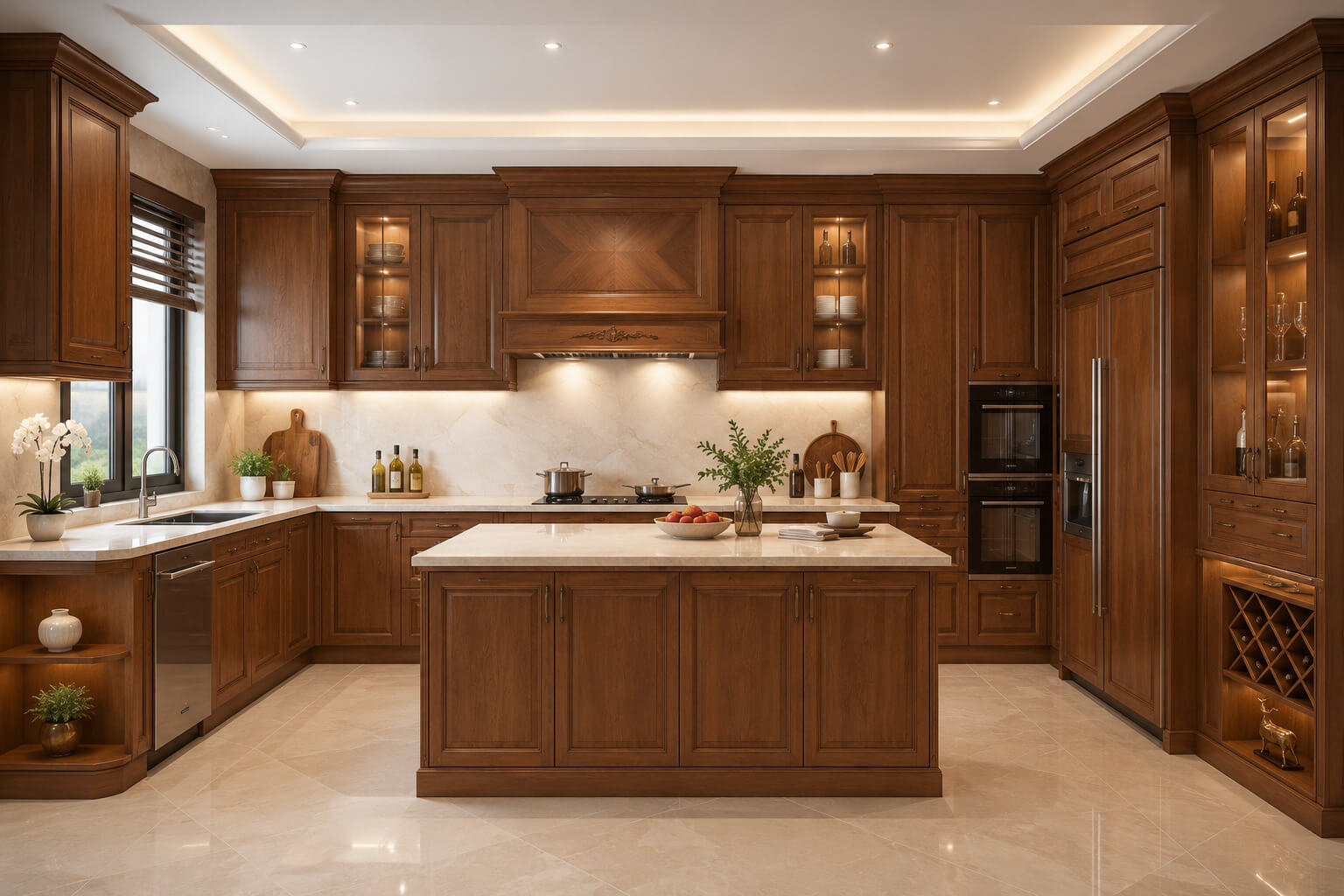 tủ bếp gỗ công nghiệp tphcm