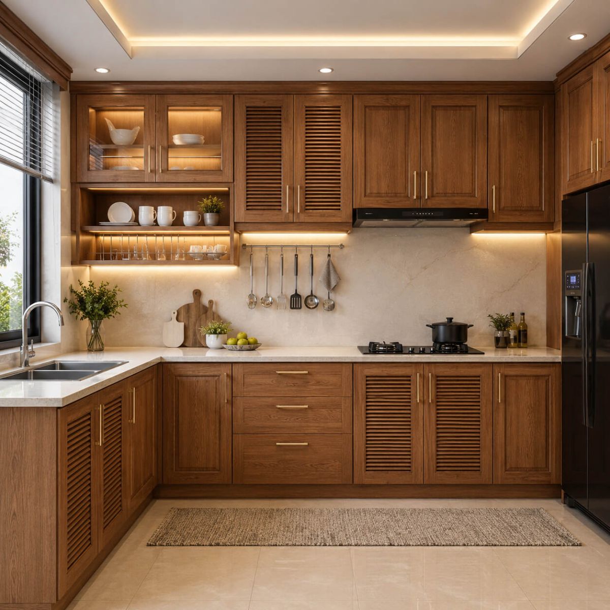 tủ bếp gỗ công nghiệp tphcm