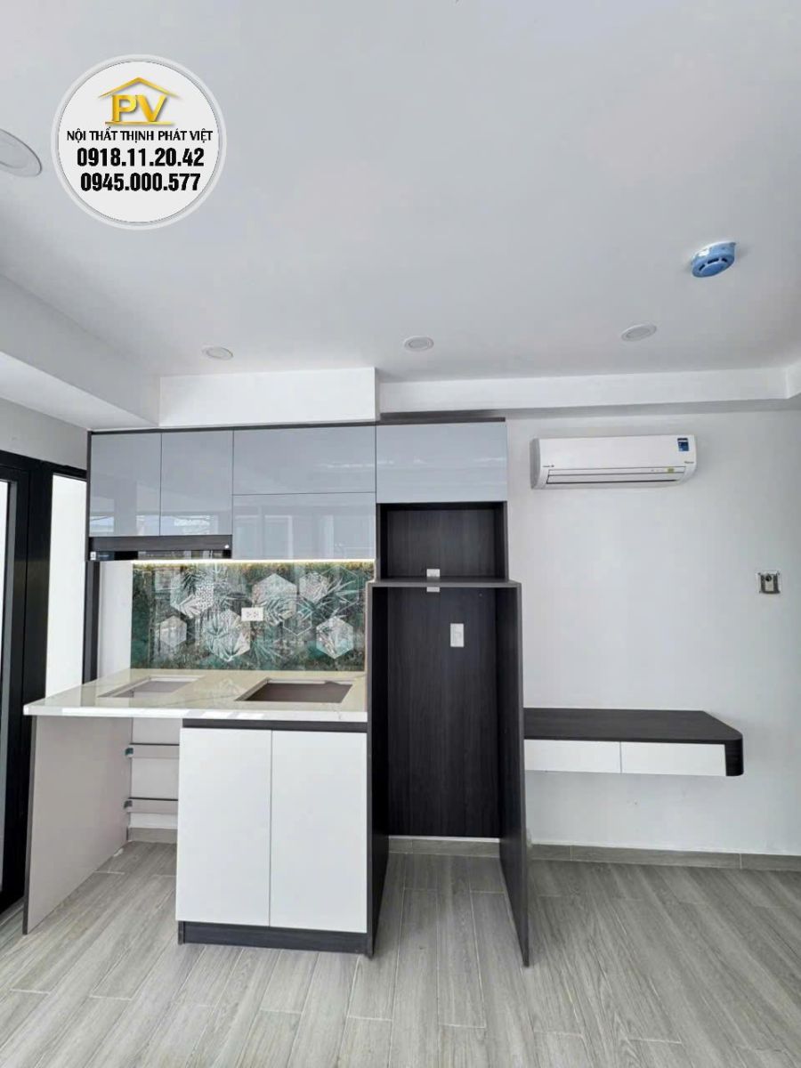 tủ bếp gỗ công nghiệp giá rẻ