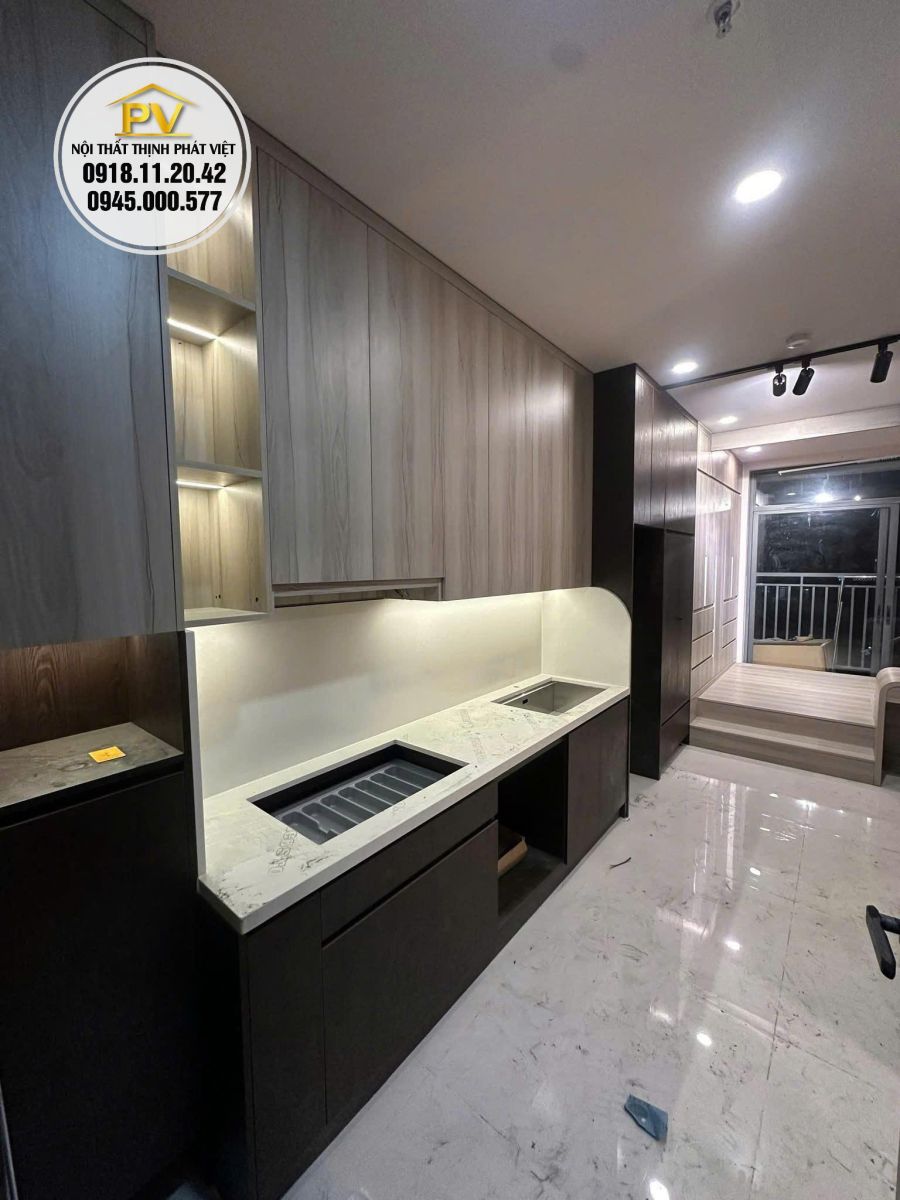 Tủ bếp inox