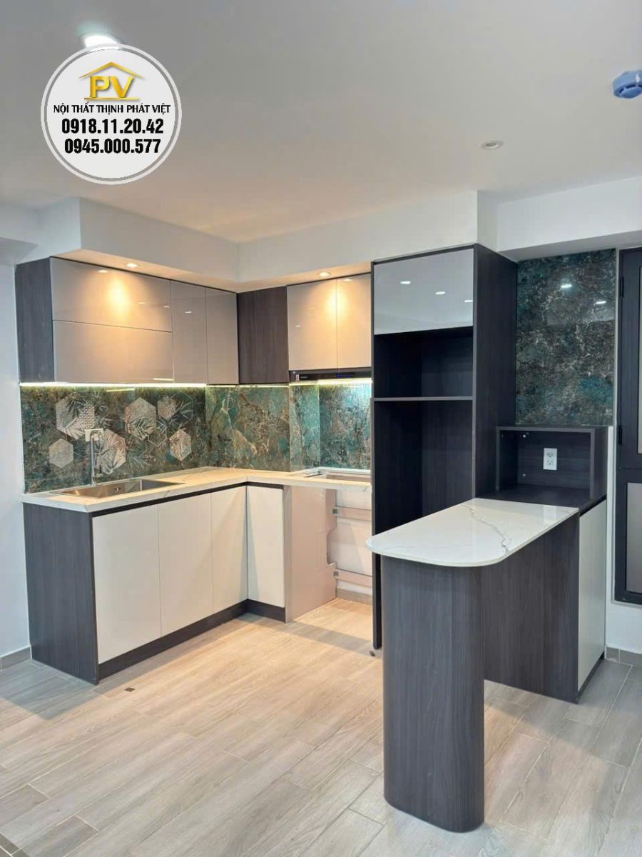 Tủ bếp nhựa giá rẻ tphcm