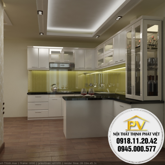 Tủ bếp giá rẻ 16TP