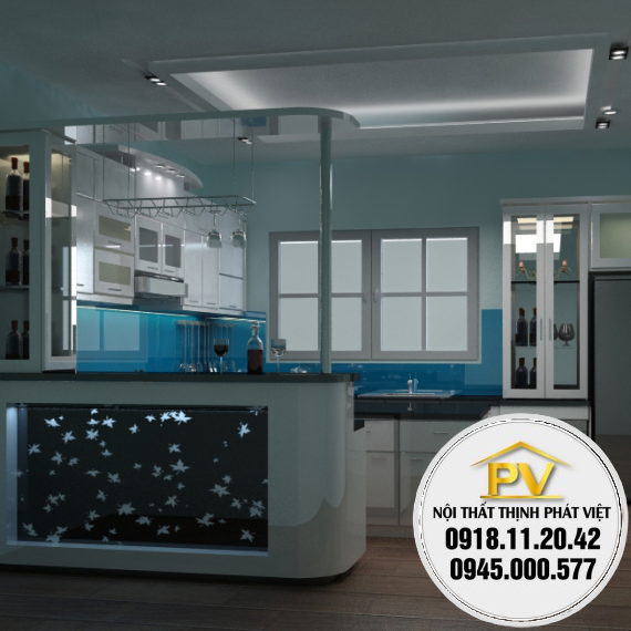 Tủ bếp giá rẻ 17TP