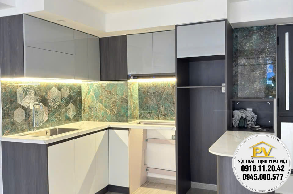 Đơn vị cung cấp tủ bếp mini tiết kiệm không gian