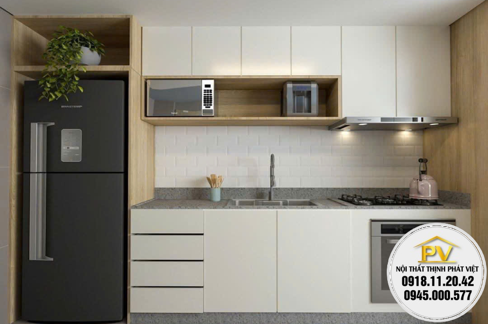 Đơn vị cung cấp tủ bếp mini tphcm tiết kiệm không gian