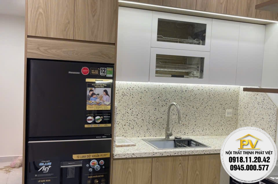 Địa chỉ mua tủ bếp nhựa giả gỗ chống nước tốt tại TPHCM