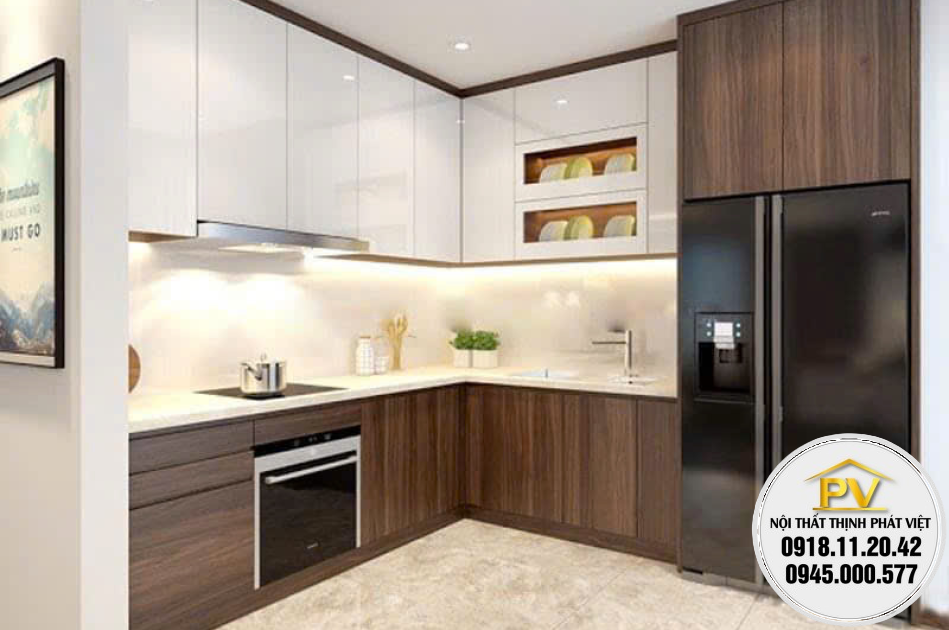 Địa chỉ mua tủ bếp nhựa giả gỗ tphcm chống nước tốt 